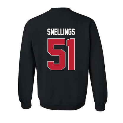 Georgia - NCAA Football : Will Snellings - Helmet Shersey Crewneck Sweatshirt-1