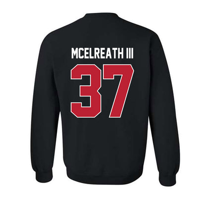 Georgia - NCAA Football : Benjamin McElreath III - Helmet Shersey Crewneck Sweatshirt-1