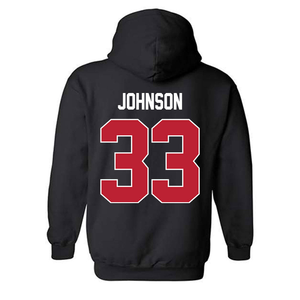 Georgia - NCAA Football : Quintavius Johnson - Helmet Shersey Hooded Sweatshirt-1