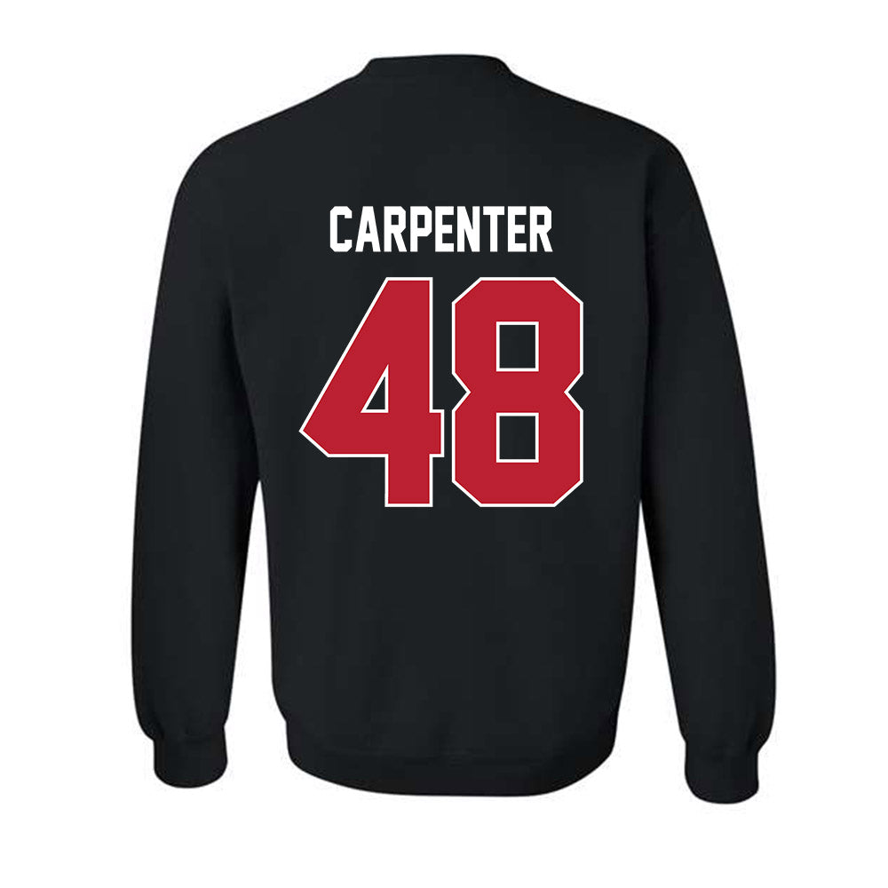 Georgia - NCAA Football : Duncan Carpenter - Helmet Shersey Crewneck Sweatshirt-1