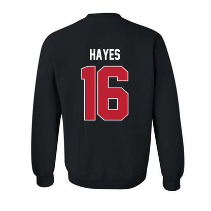 Georgia - NCAA Football : Mo Hayes - Helmet Shersey Crewneck Sweatshirt-1