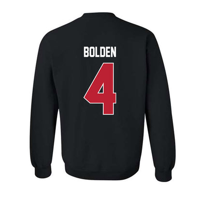 Georgia - NCAA Football : KJ Bolden - Helmet Shersey Crewneck Sweatshirt-1