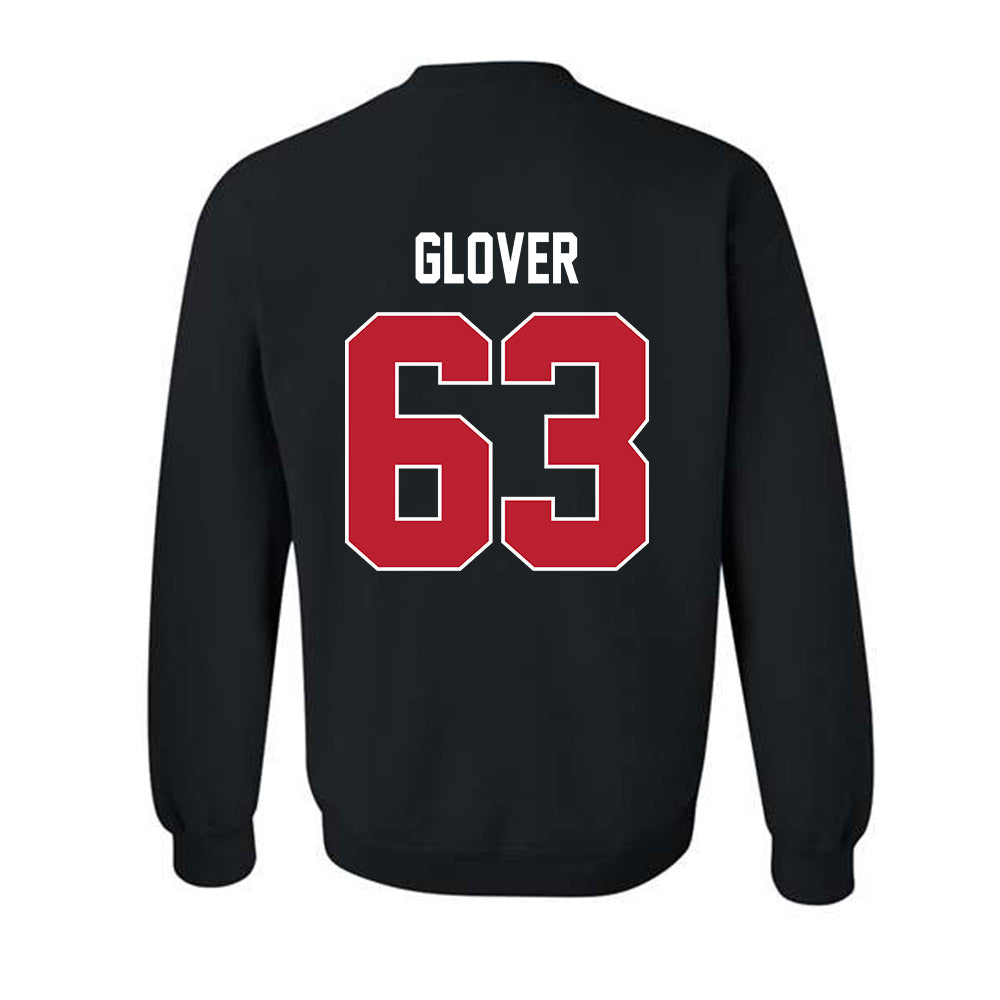 Georgia - NCAA Football : Dontrell Glover - Helmet Shersey Crewneck Sweatshirt-1