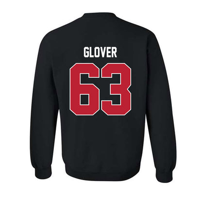 Georgia - NCAA Football : Dontrell Glover - Helmet Shersey Crewneck Sweatshirt-1
