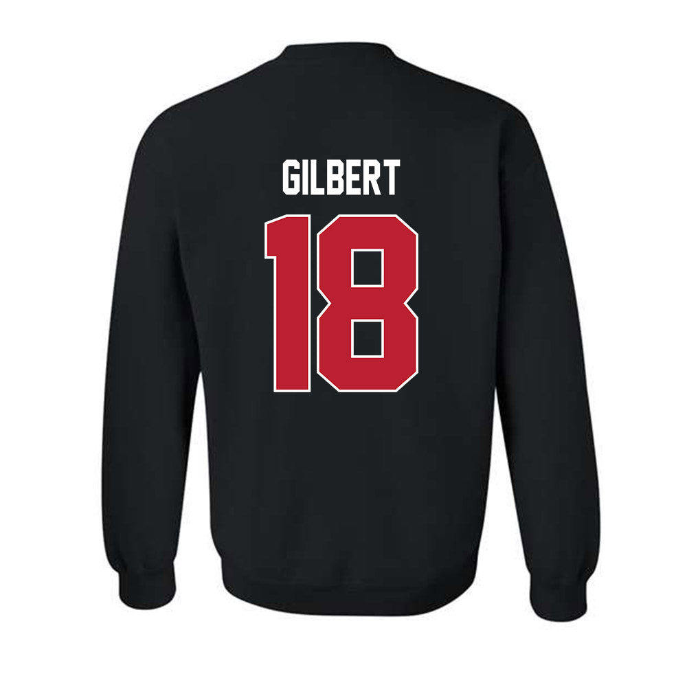 Georgia - NCAA Football : Jontae Gilbert - Helmet Shersey Crewneck Sweatshirt-1