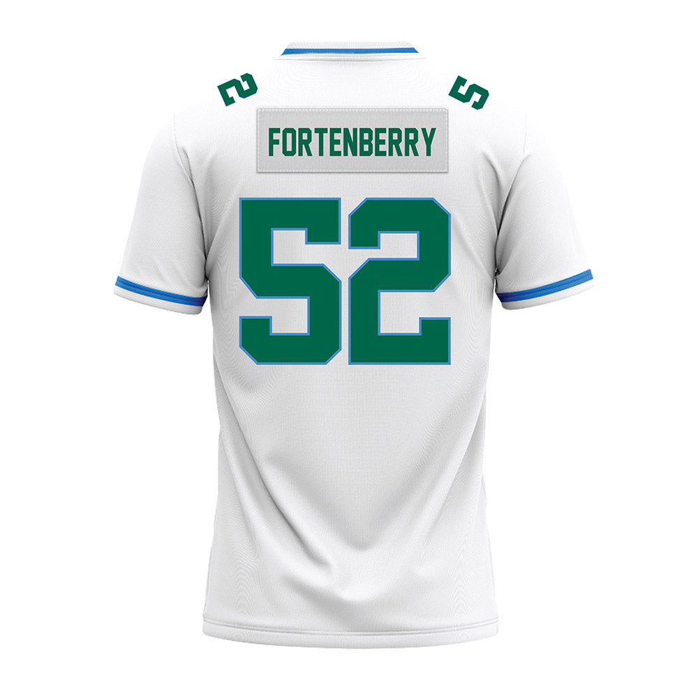 Tulane - NCAA Football : Tristen Fortenberry - White Premium Football Jersey-1