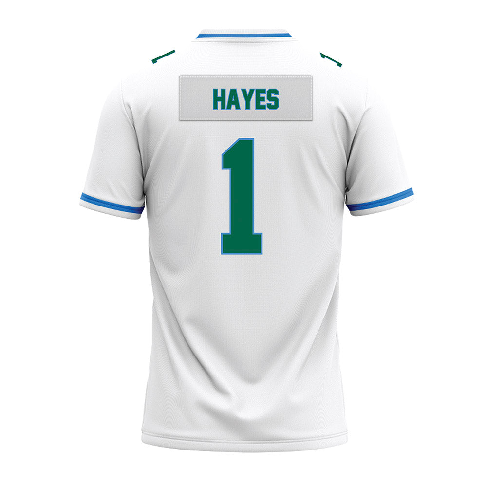 Tulane - NCAA Football : omari hayes - White Premium Football Jersey-1