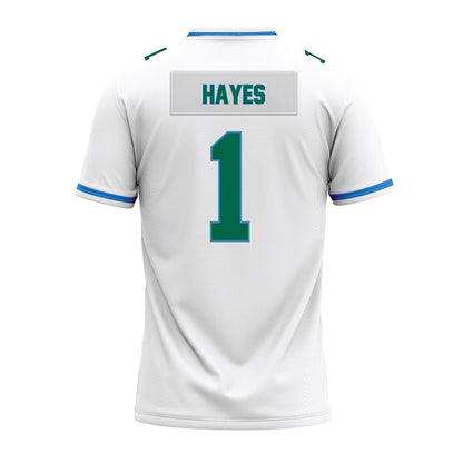 Tulane - NCAA Football : omari hayes - White Premium Football Jersey-1
