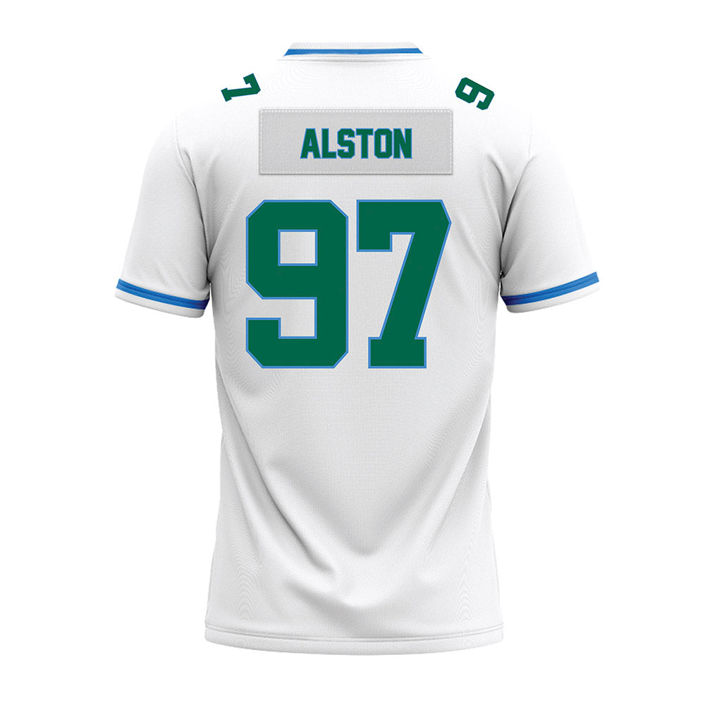 Tulane - NCAA Football : Nikolas Alston - White Premium Football Jersey-1