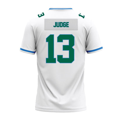 Tulane - NCAA Football : Jakson Judge - White Premium Football Jersey-1