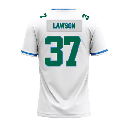 Tulane - NCAA Football : Harold Lawson - White Premium Football Jersey-1