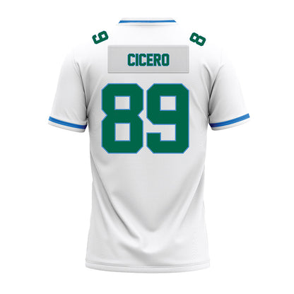 Tulane - NCAA Football : Donovan Cicero - White Premium Football Jersey-1
