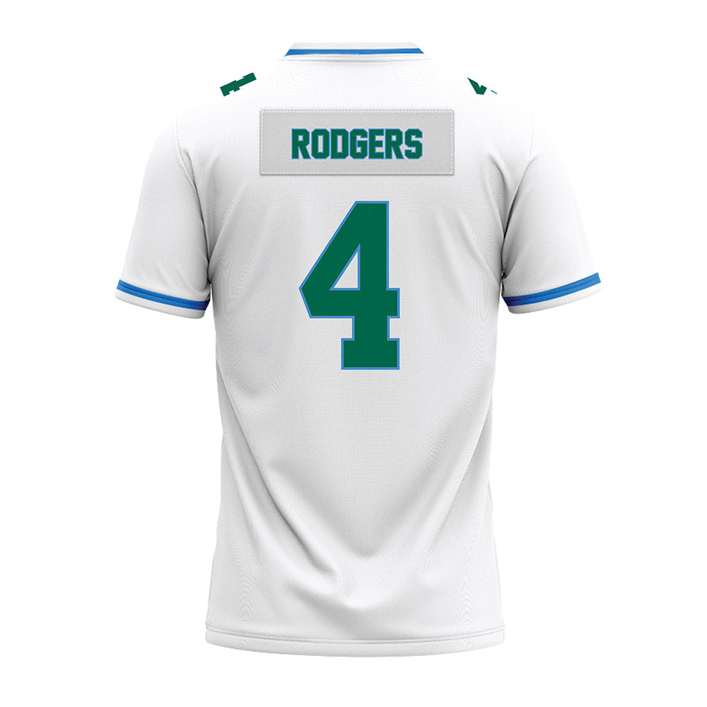 Tulane - NCAA Football : Chris Rodgers - White Premium Football Jersey-1