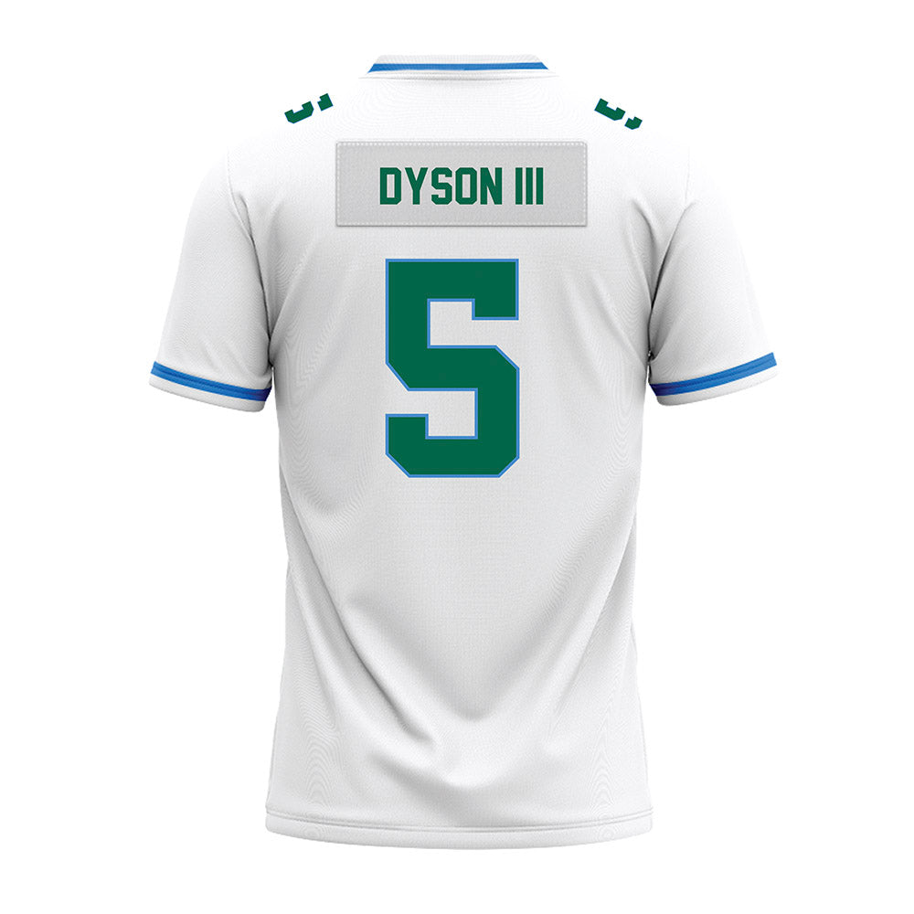 Tulane - NCAA Football : Harvey Dyson III - White Premium Football Jersey-1