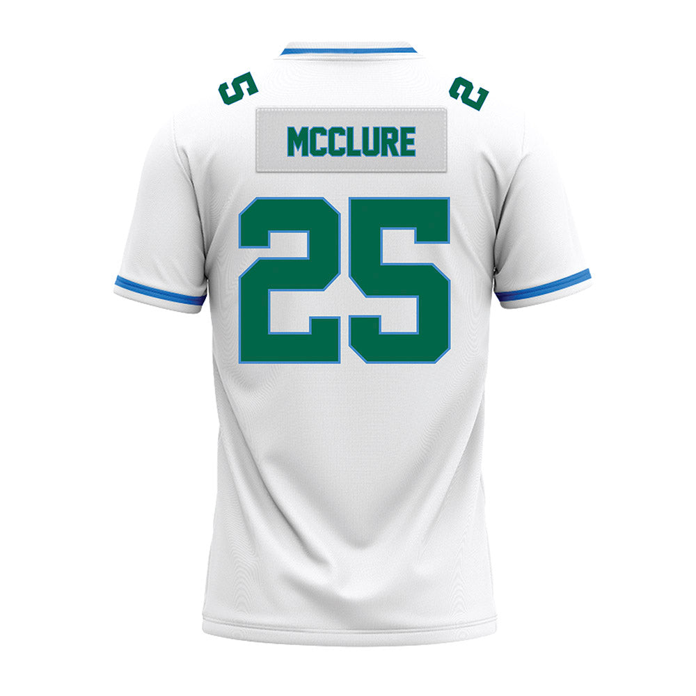 Tulane - NCAA Football : Jamauri McClure - White Premium Football Jersey-1