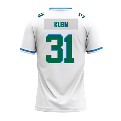 Tulane - NCAA Football : Carson Klein - White Premium Football Jersey-1