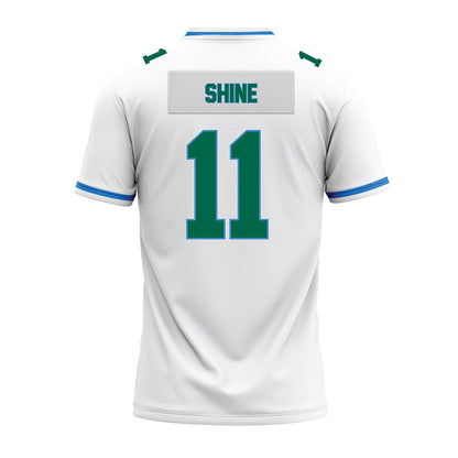 Tulane - NCAA Football : Ezaiah Shine - White Premium Football Jersey-1