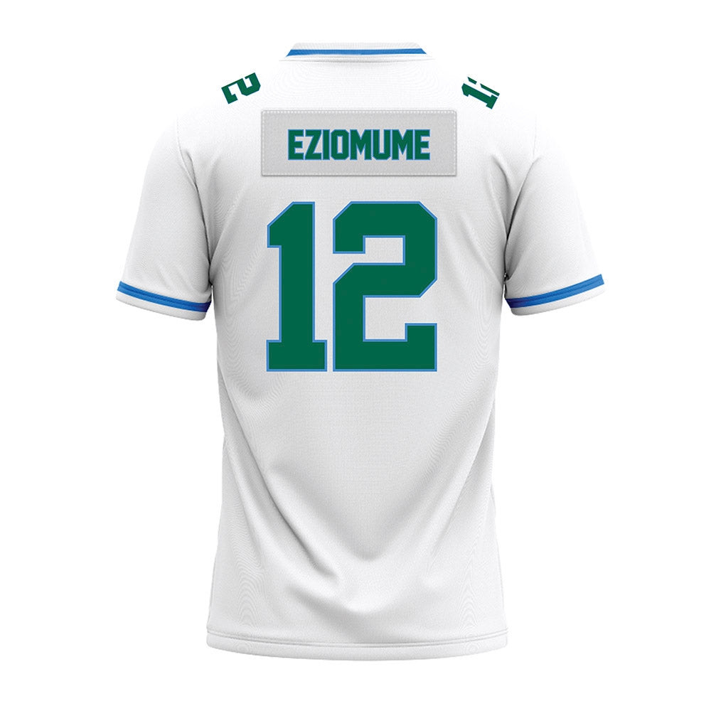 Tulane - NCAA Football : Kc Eziomume - White Premium Football Jersey-1