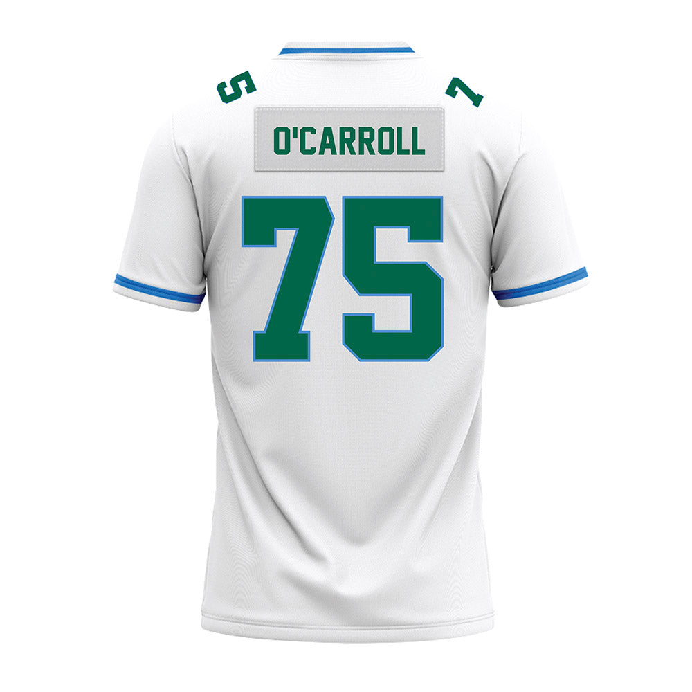 Tulane - NCAA Football : Colin O'Carroll - White Premium Football Jersey-1