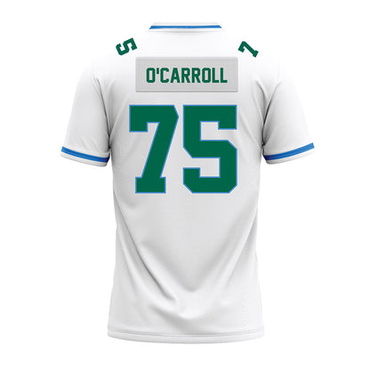 Tulane - NCAA Football : Colin O'Carroll - White Premium Football Jersey-1
