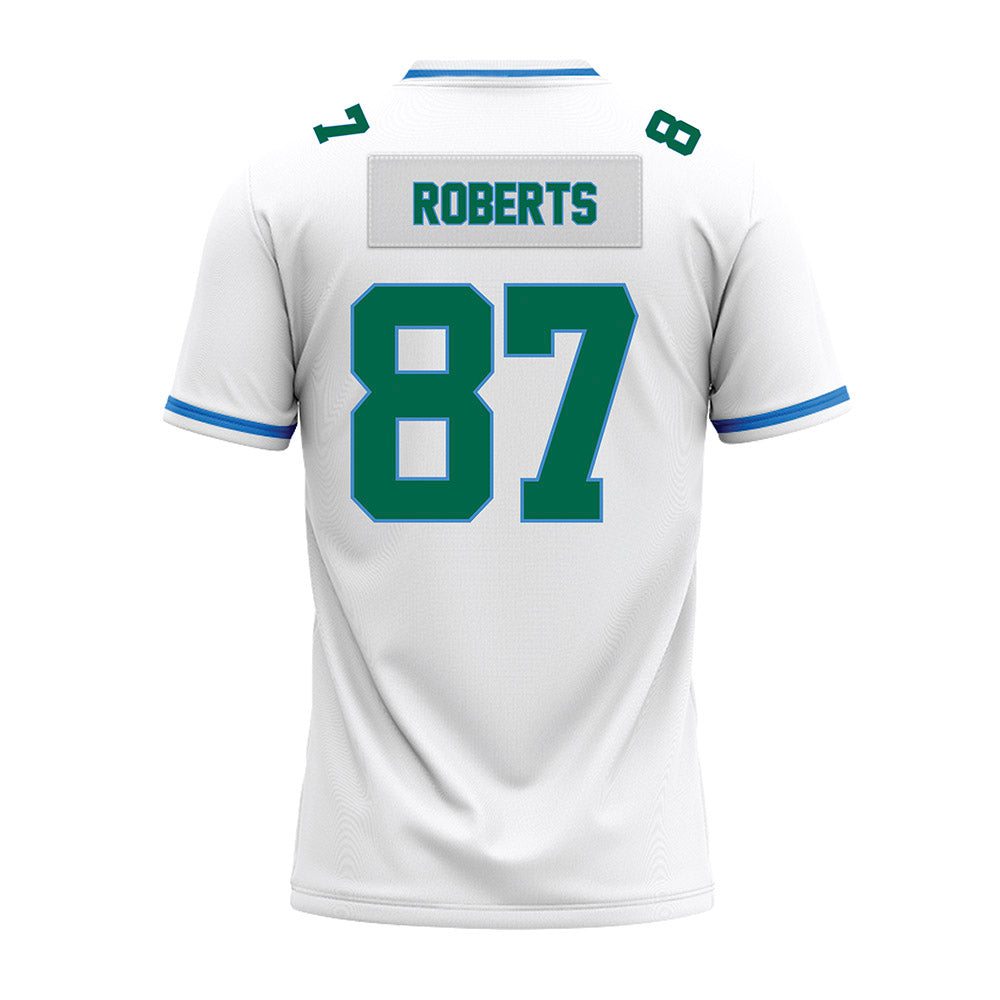 Tulane - NCAA Football : Cameron Roberts - White Premium Football Jersey-1