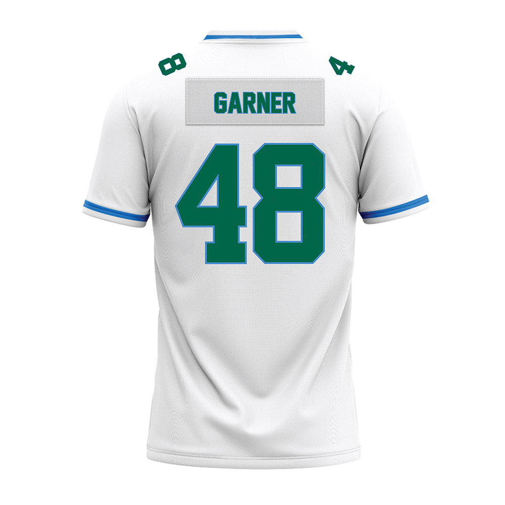 Tulane - NCAA Football : Jahrie Garner - White Premium Football Jersey-1