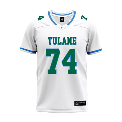 Tulane - NCAA Football : Landry Cannon - White Premium Football Jersey-0