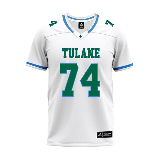 Tulane - NCAA Football : Landry Cannon - White Premium Football Jersey-0