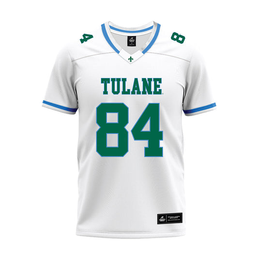 Tulane - NCAA Football : Antwaun Parham - White Premium Football Jersey-0