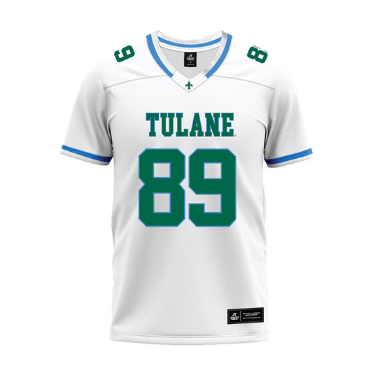 Tulane - NCAA Football : Donovan Cicero - White Premium Football Jersey-0