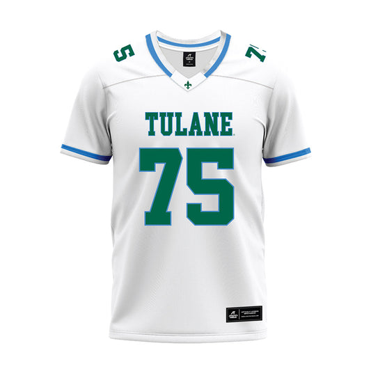 Tulane - NCAA Football : Colin O'Carroll - White Premium Football Jersey-0