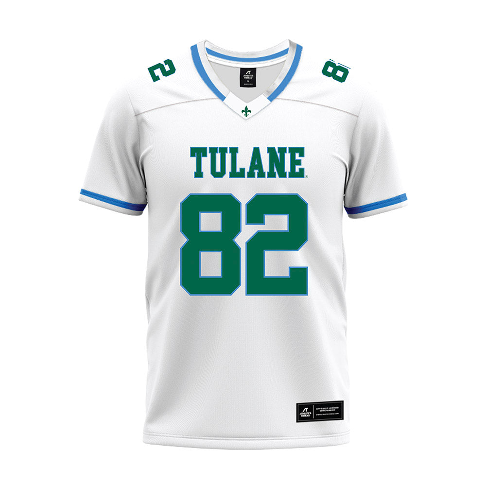 Tulane - NCAA Football : Erik Urbaniak - White Premium Football Jersey-0