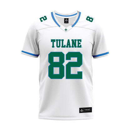 Tulane - NCAA Football : Erik Urbaniak - White Premium Football Jersey-0