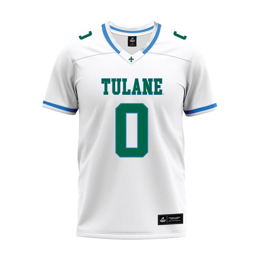 Tulane - NCAA Football : Maurice Turner - White Premium Football Jersey-0