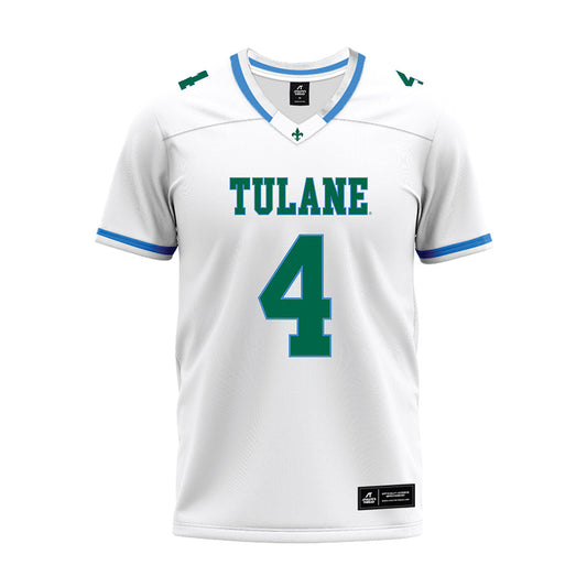 Tulane - NCAA Football : Jimmy Calloway - White Premium Football Jersey-0