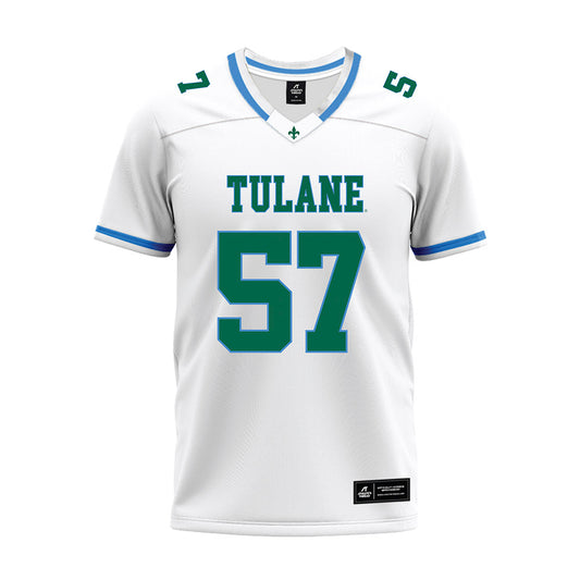 Tulane - NCAA Football : Jason Arredondo - White Premium Football Jersey-0