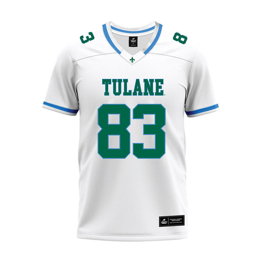 Tulane - NCAA Football : Bryce Bohanon - White Premium Football Jersey-0