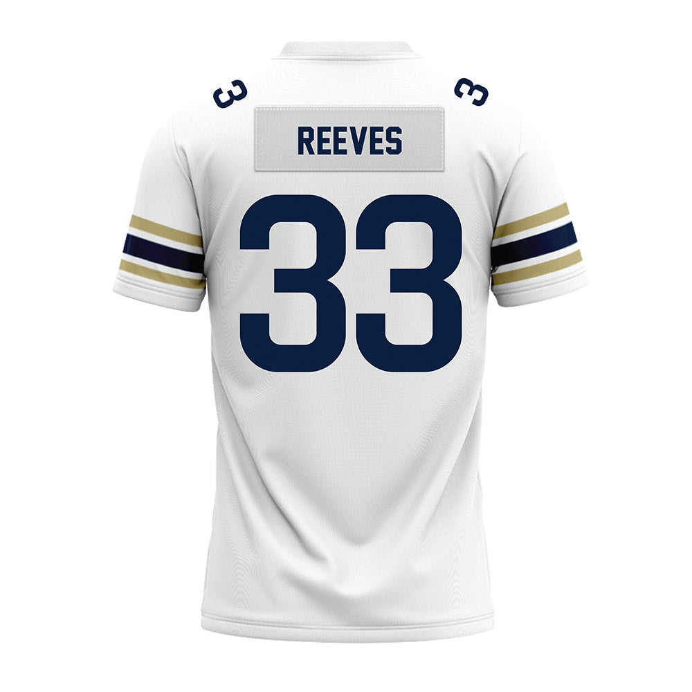 Akron - NCAA Football : Devin Reeves - White Premium Football Jersey-1