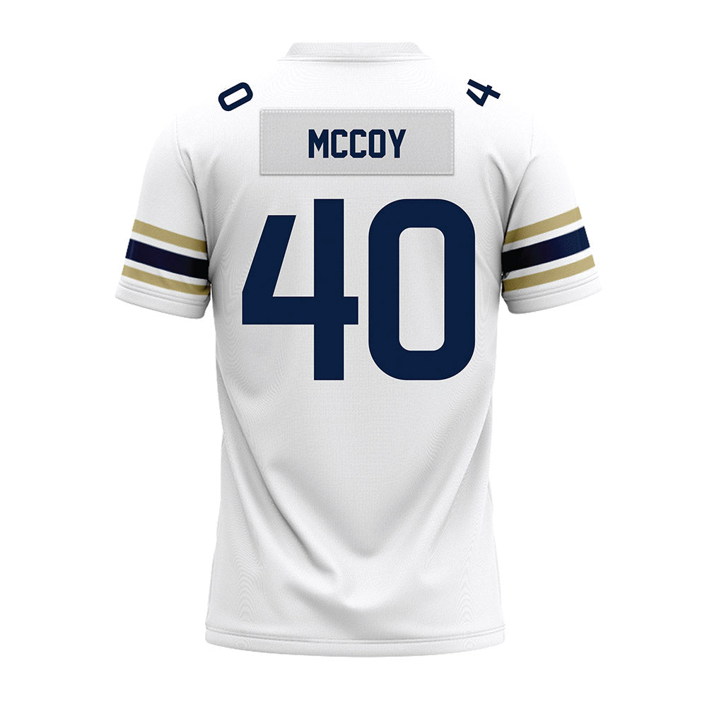Akron - NCAA Football : Bryan McCoy - White Premium Football Jersey-1
