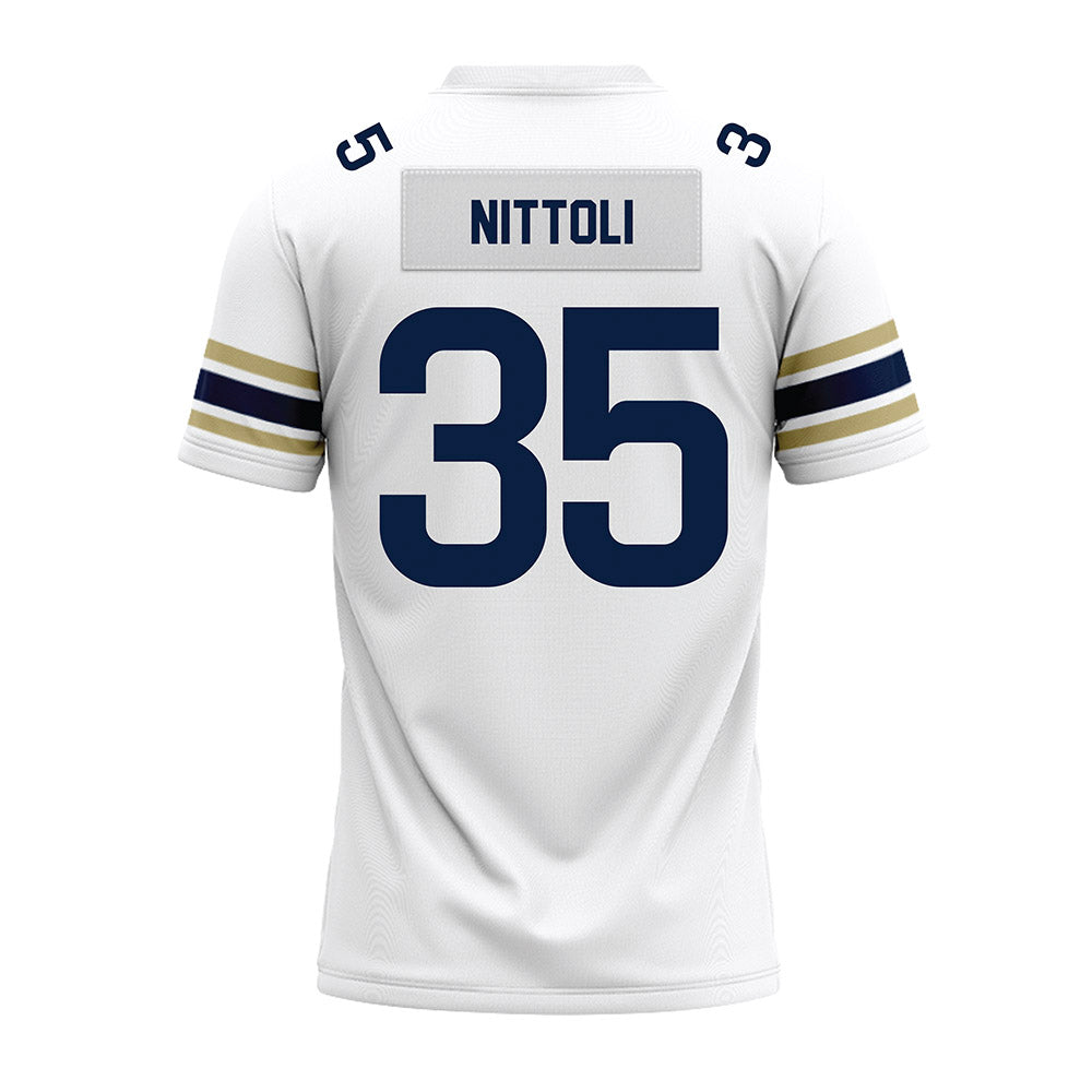 Akron - NCAA Football : Danny Nittoli - White Premium Football Jersey-1