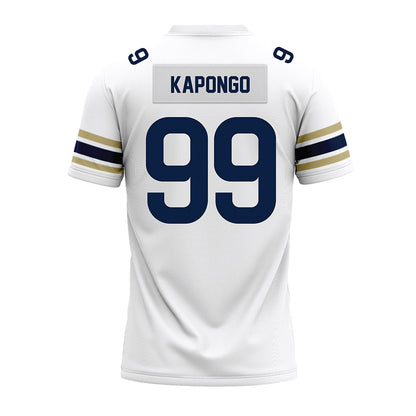 Akron - NCAA Football : Nathan Kapongo - White Premium Football Jersey-1