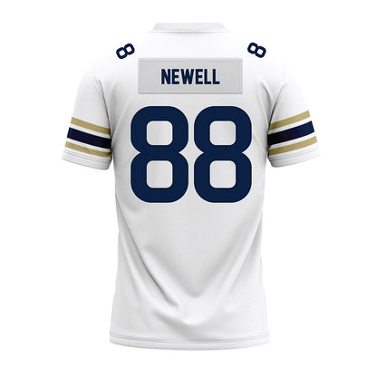 Akron - NCAA Football : Jacob Newell - White Premium Football Jersey-1