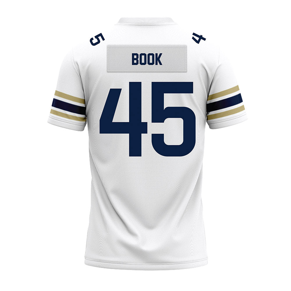 Akron - NCAA Football : Avery Book - White Premium Football Jersey-1
