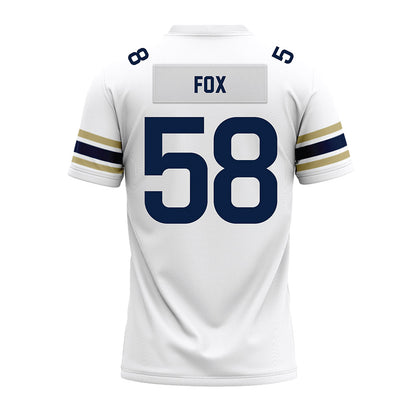 Akron - NCAA Football : Alex Fox - White Premium Football Jersey-1