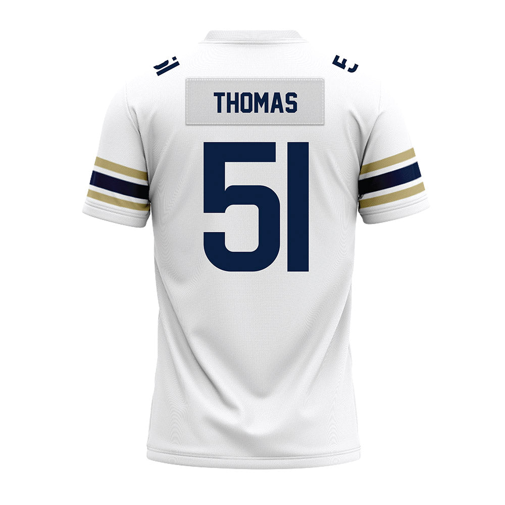 Akron - NCAA Football : DQ Thomas - White Premium Football Jersey-1