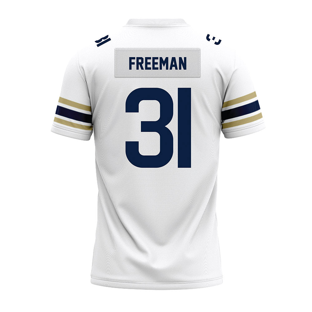 Akron - NCAA Football : Fahrell Freeman - White Premium Football Jersey-1