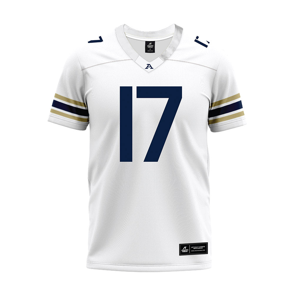 Akron - NCAA Football : Malcolm Dewalt IV - White Premium Football Jersey-0