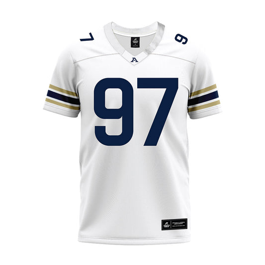 Akron - NCAA Football : Jon'Trell Mixon - White Premium Football Jersey-0