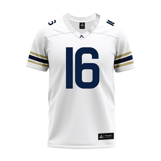 Akron - NCAA Football : Dahvon Frazier - White Premium Football Jersey-0
