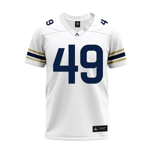 Akron - NCAA Football : Frank Miner - White Premium Football Jersey-0